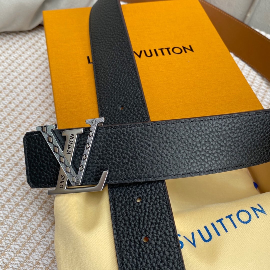 Louis Vuitton Iconic Reversible LV Belt Black LV Women Belt
