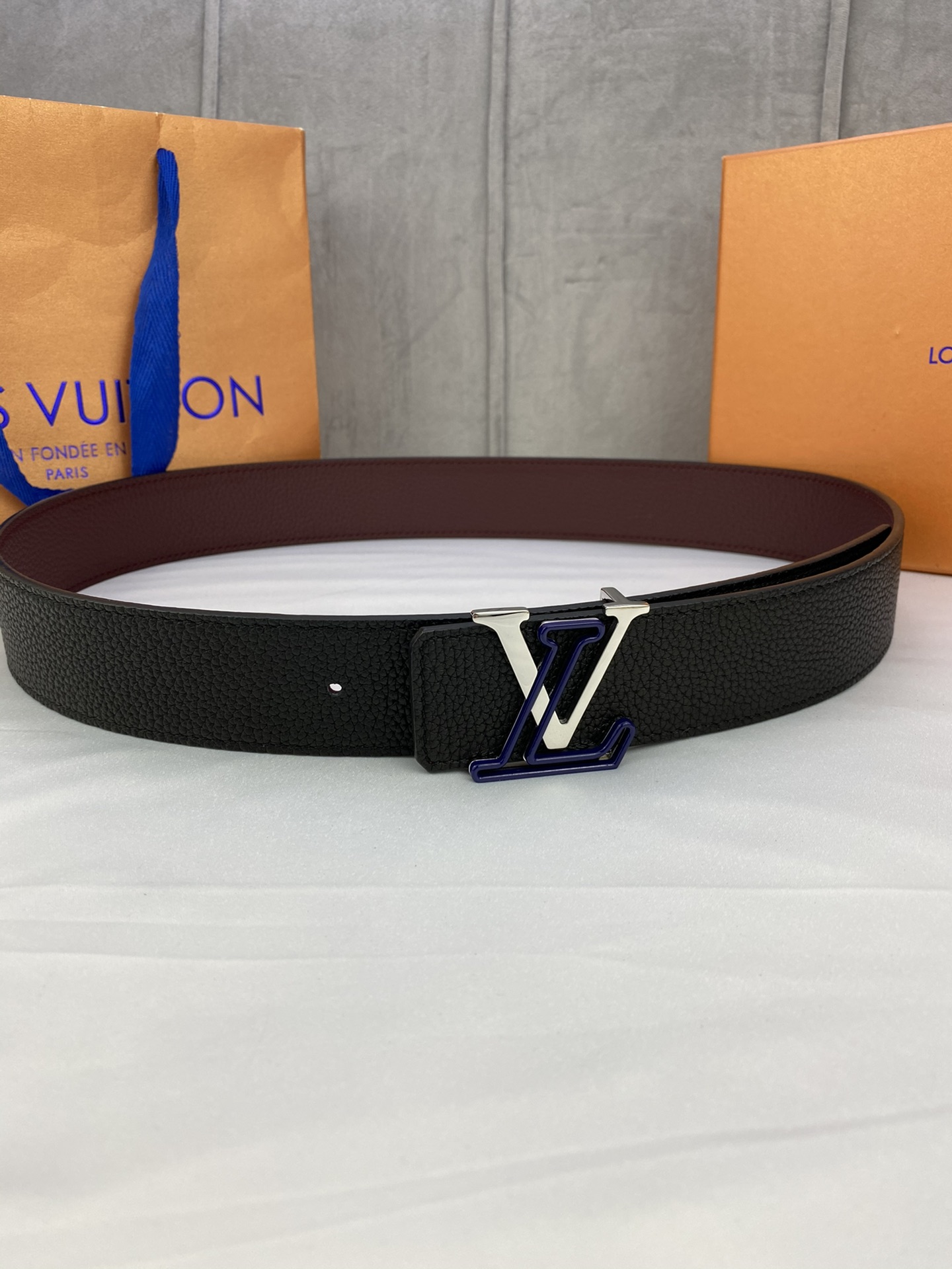 Louis Vuitton Iconic Reversible LV Belt Black LV Women Belt