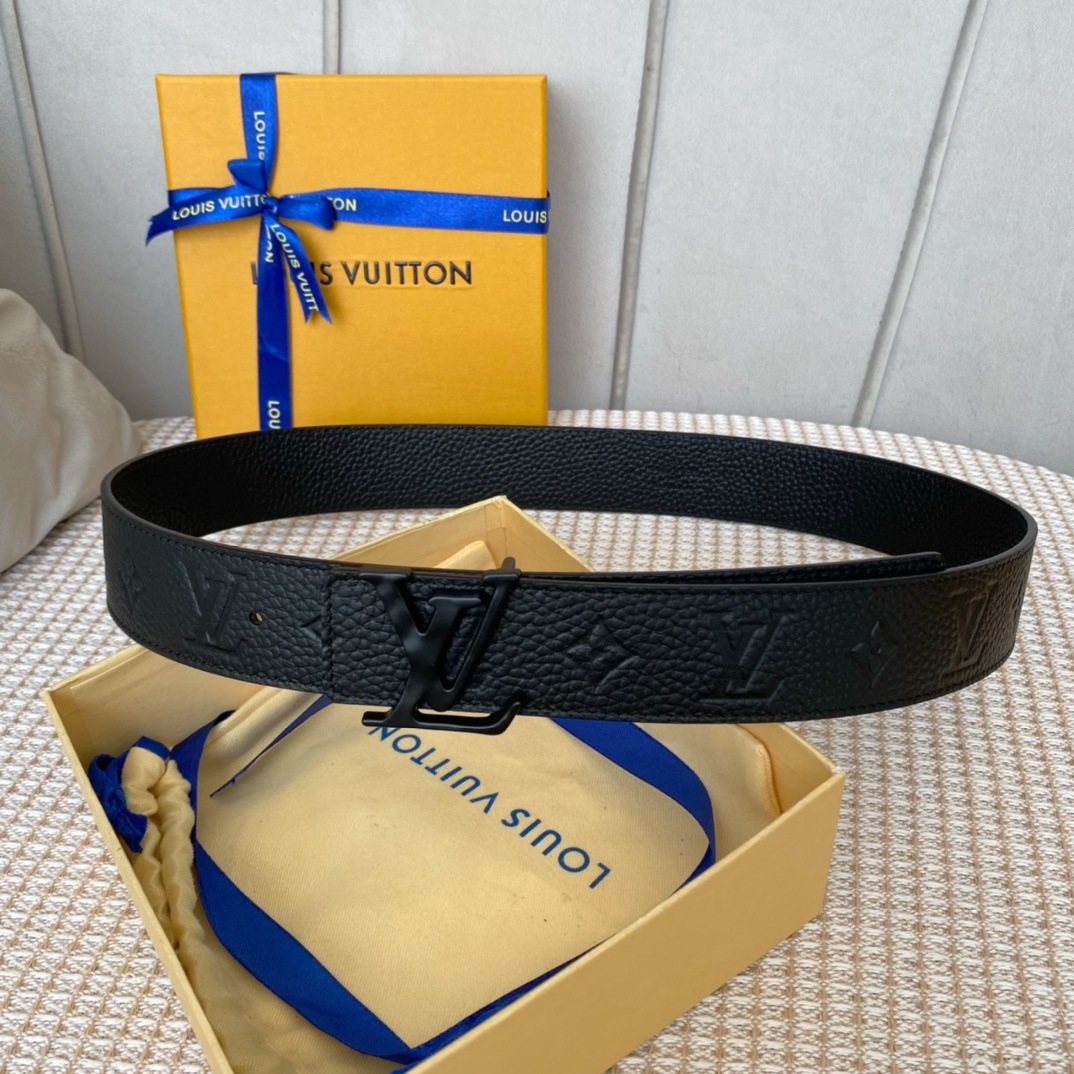 Louis Vuitton Iconic Reversible LV Belt Black LV Women Belt
