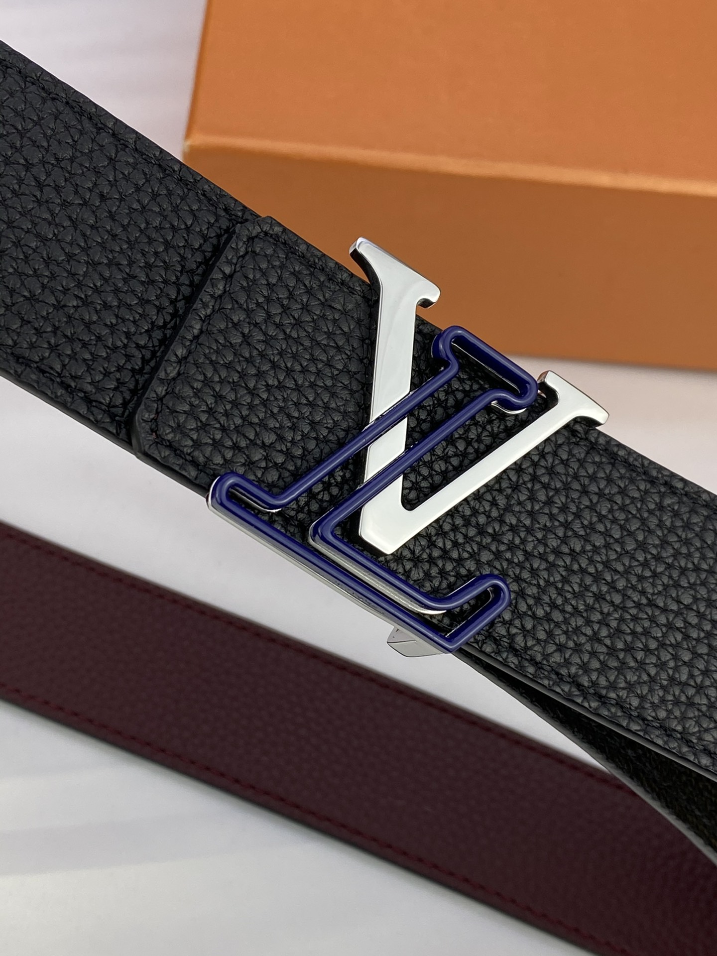 Louis Vuitton Iconic Reversible LV Belt Black LV Women Belt