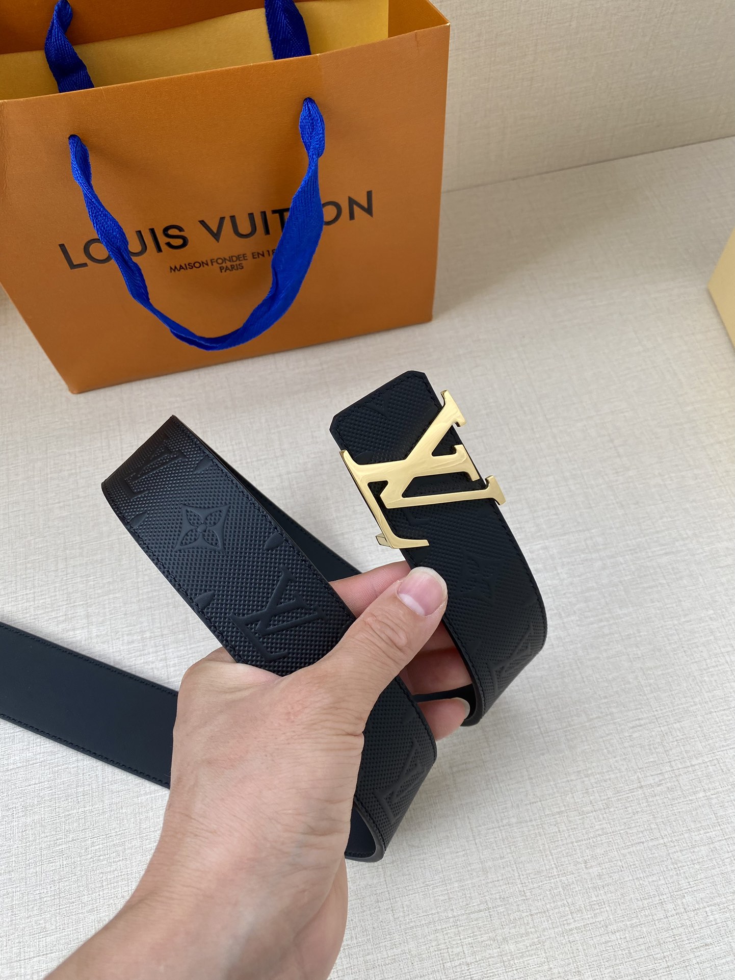 Louis Vuitton Iconic Reversible LV Belt Black LV Women Belt