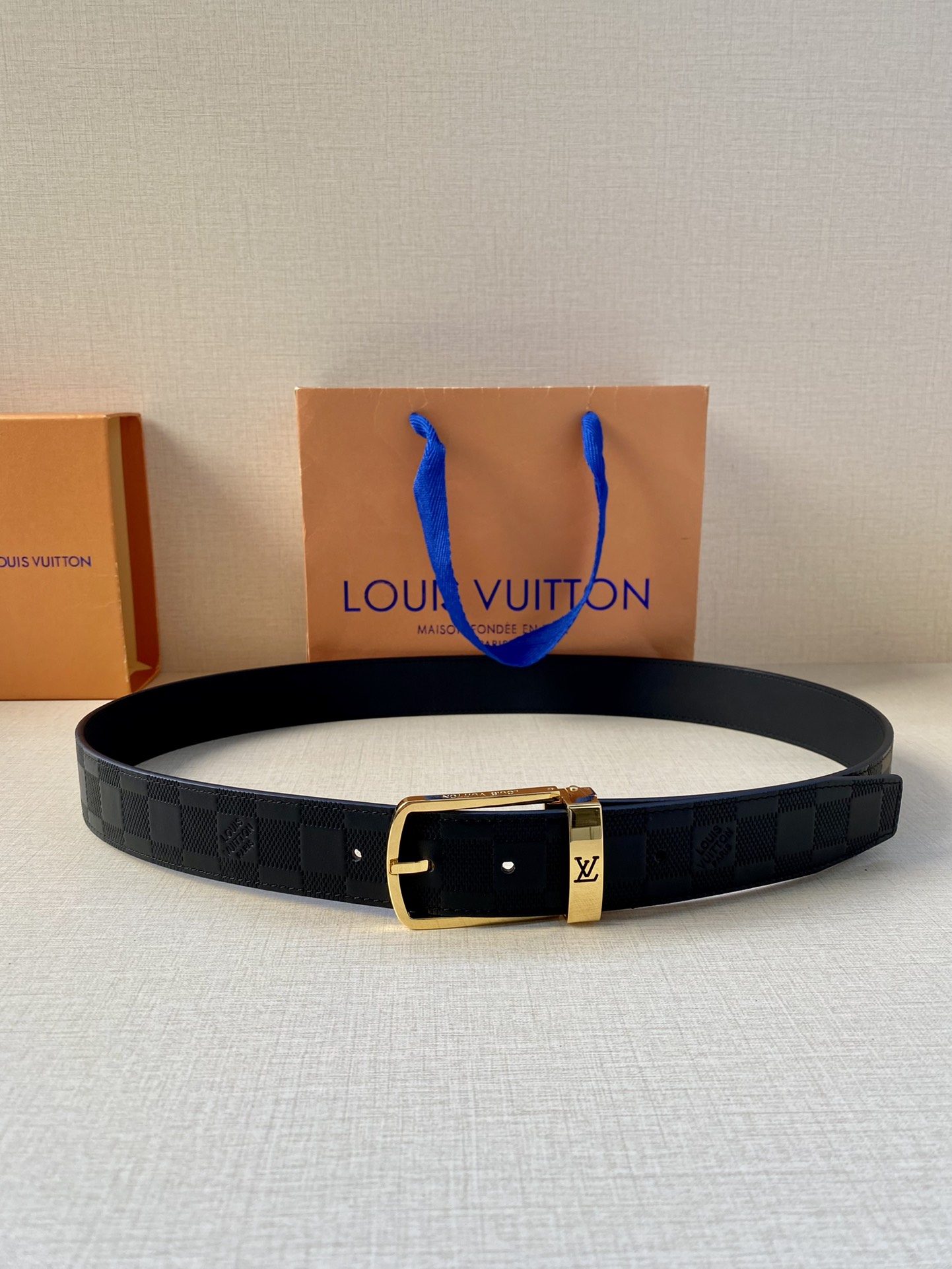 Louis Vuitton Iconic Reversible LV Belt Black LV Women Belt