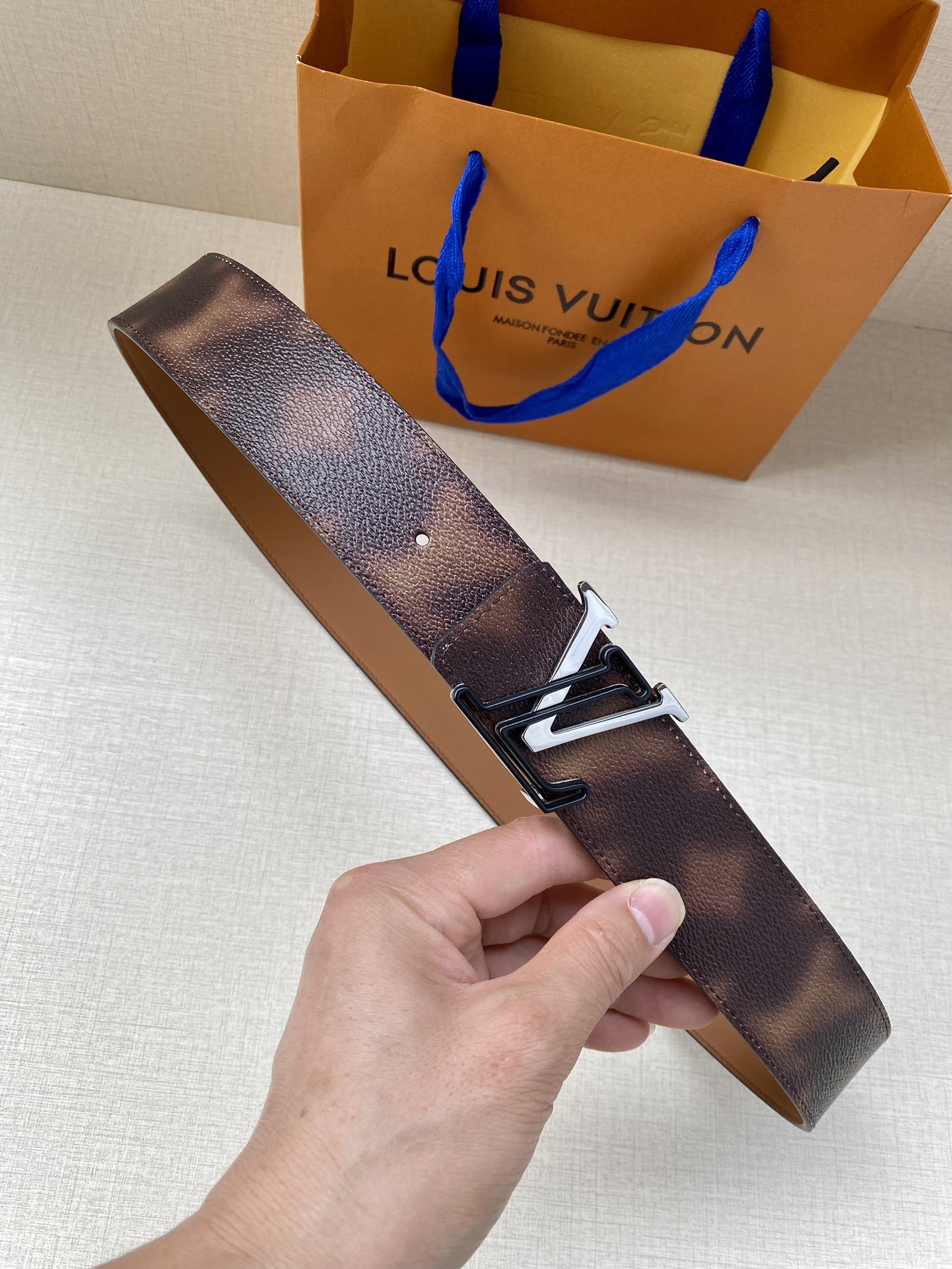 Louis Vuitton Iconic Reversible LV Belt Brown LV Women Belt