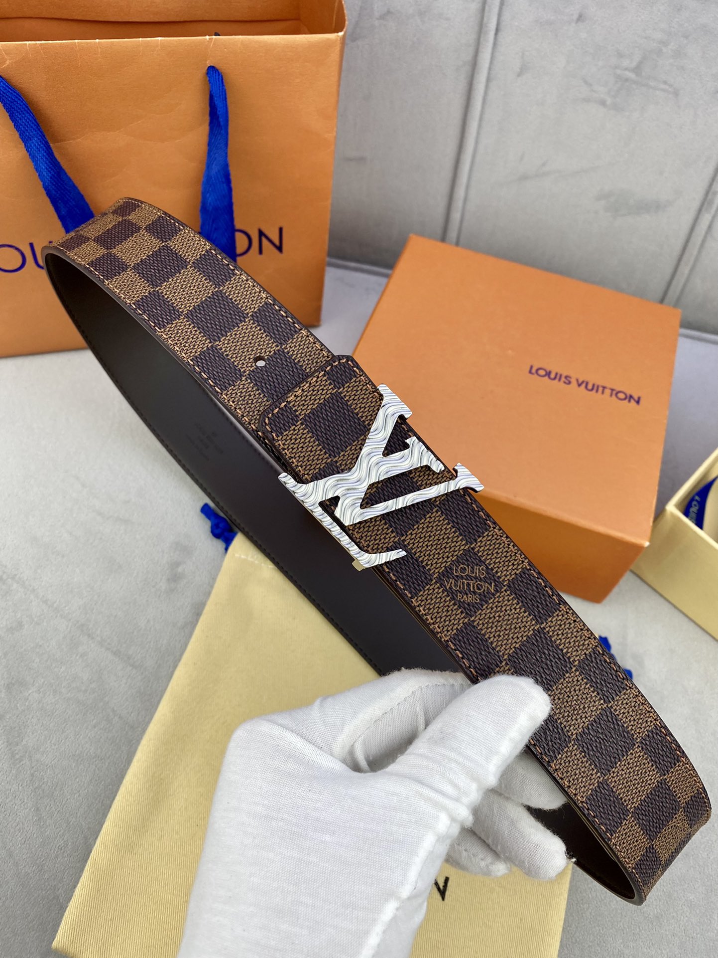 Louis Vuitton Iconic Reversible LV Belt Brown LV Women Belt