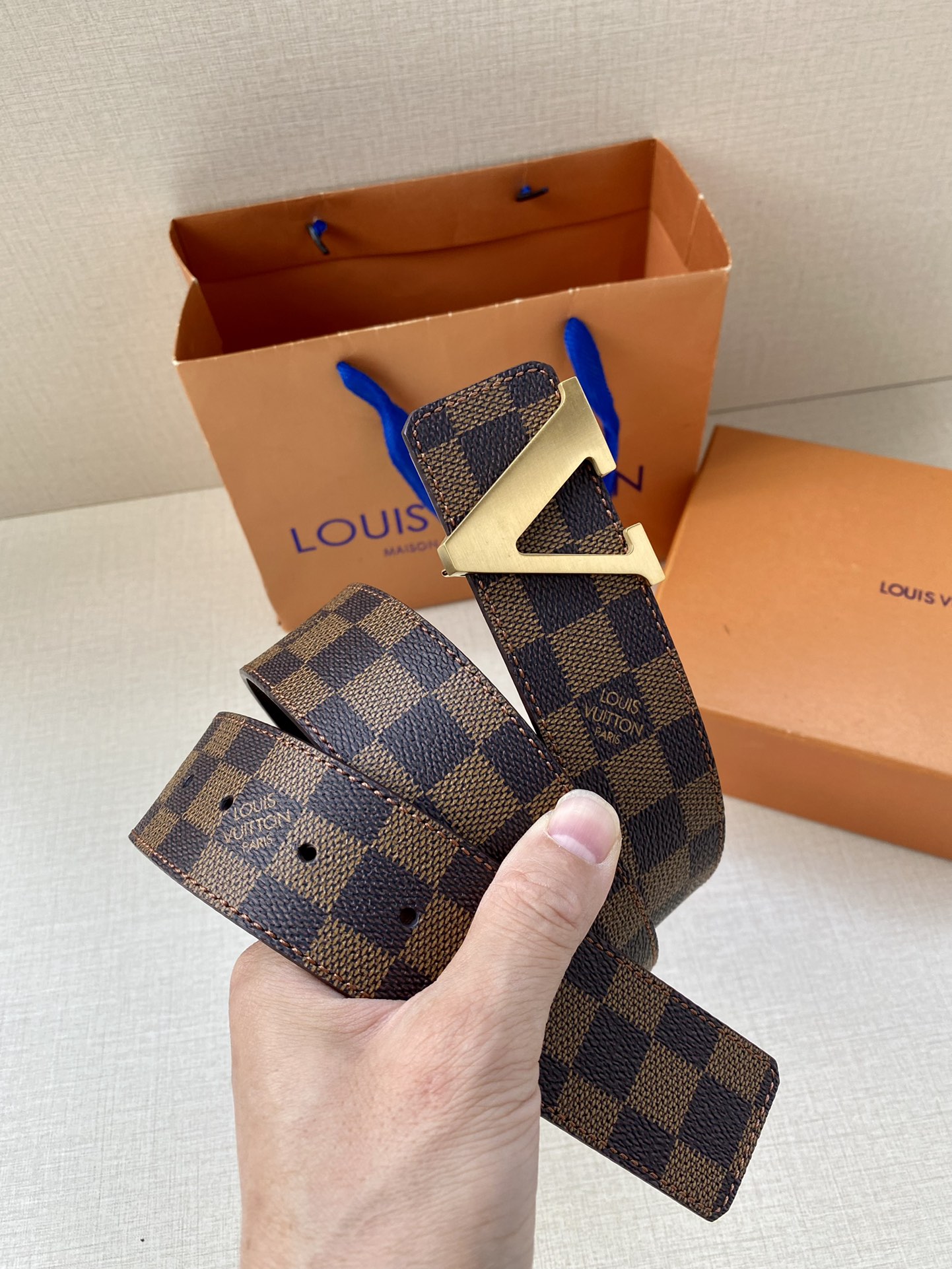 Louis Vuitton Iconic Reversible LV Belt Brown LV Women Belt