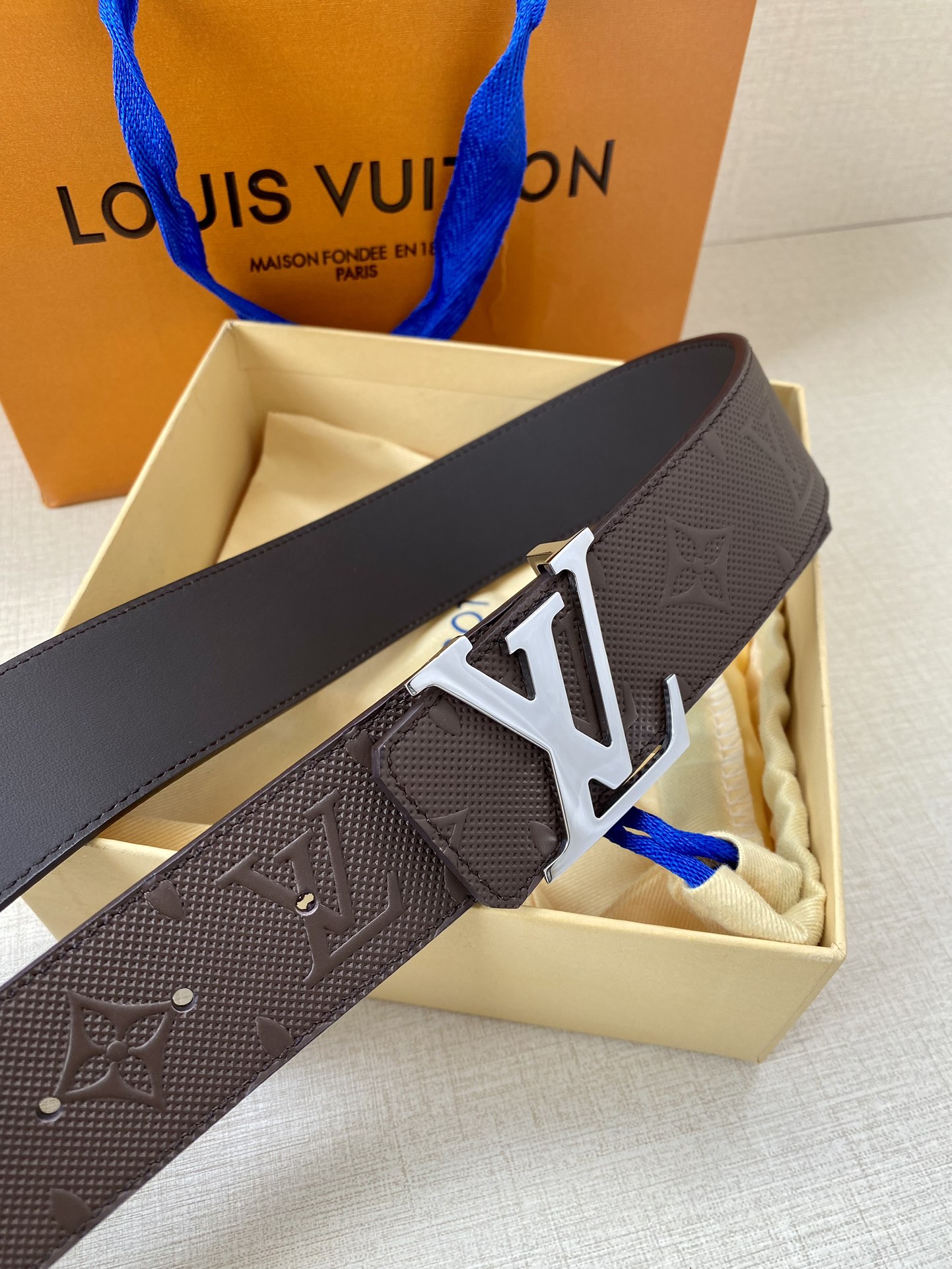 Louis Vuitton Iconic Reversible LV Belt Brown LV Women Belt