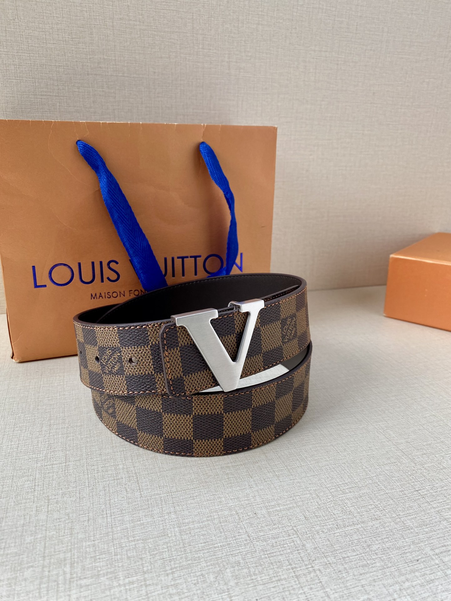 Louis Vuitton Iconic Reversible LV Belt Brown LV Women Belt