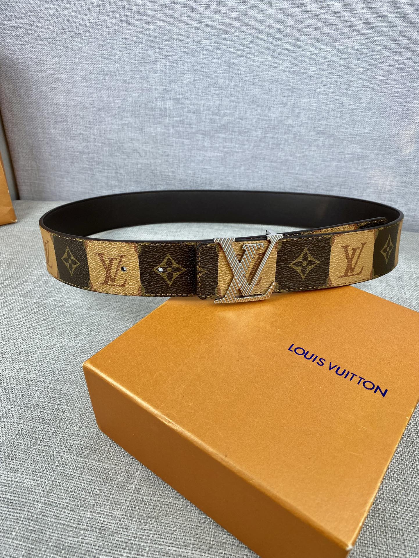 Louis Vuitton Iconic Reversible LV Belt Brown LV Women Belt