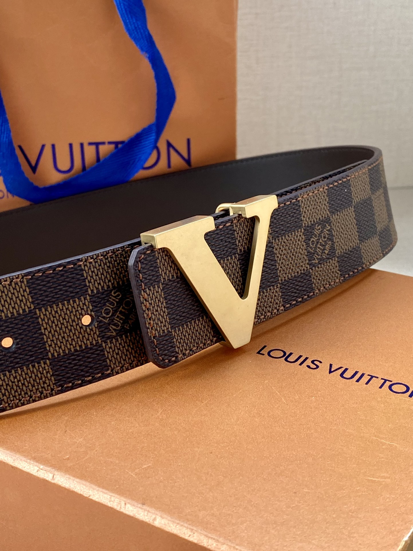 Louis Vuitton Iconic Reversible LV Belt Brown LV Women Belt