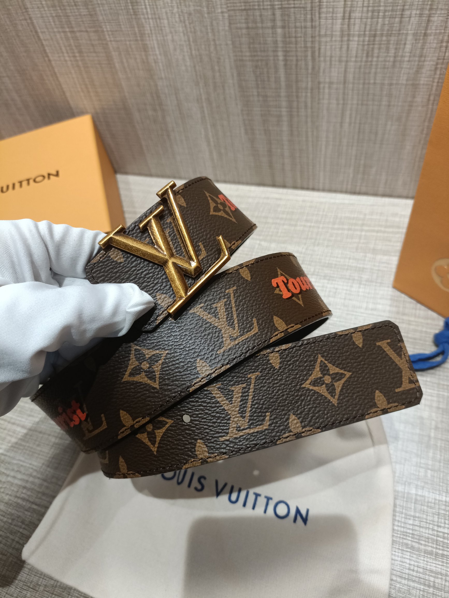 Louis Vuitton Iconic Reversible LV Belt Brown LV Women Belt