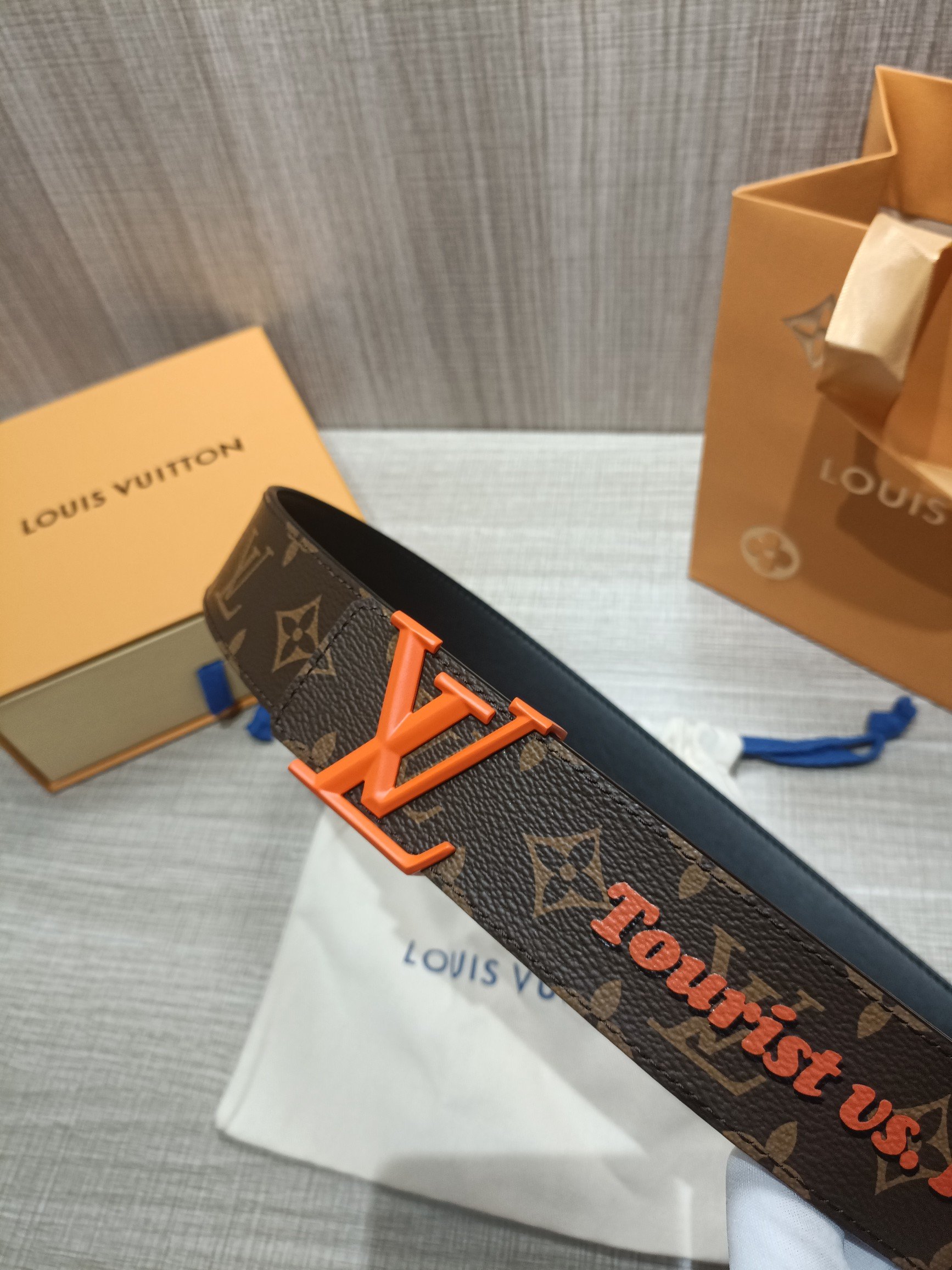 Louis Vuitton Iconic Reversible LV Belt Brown LV Women Belt
