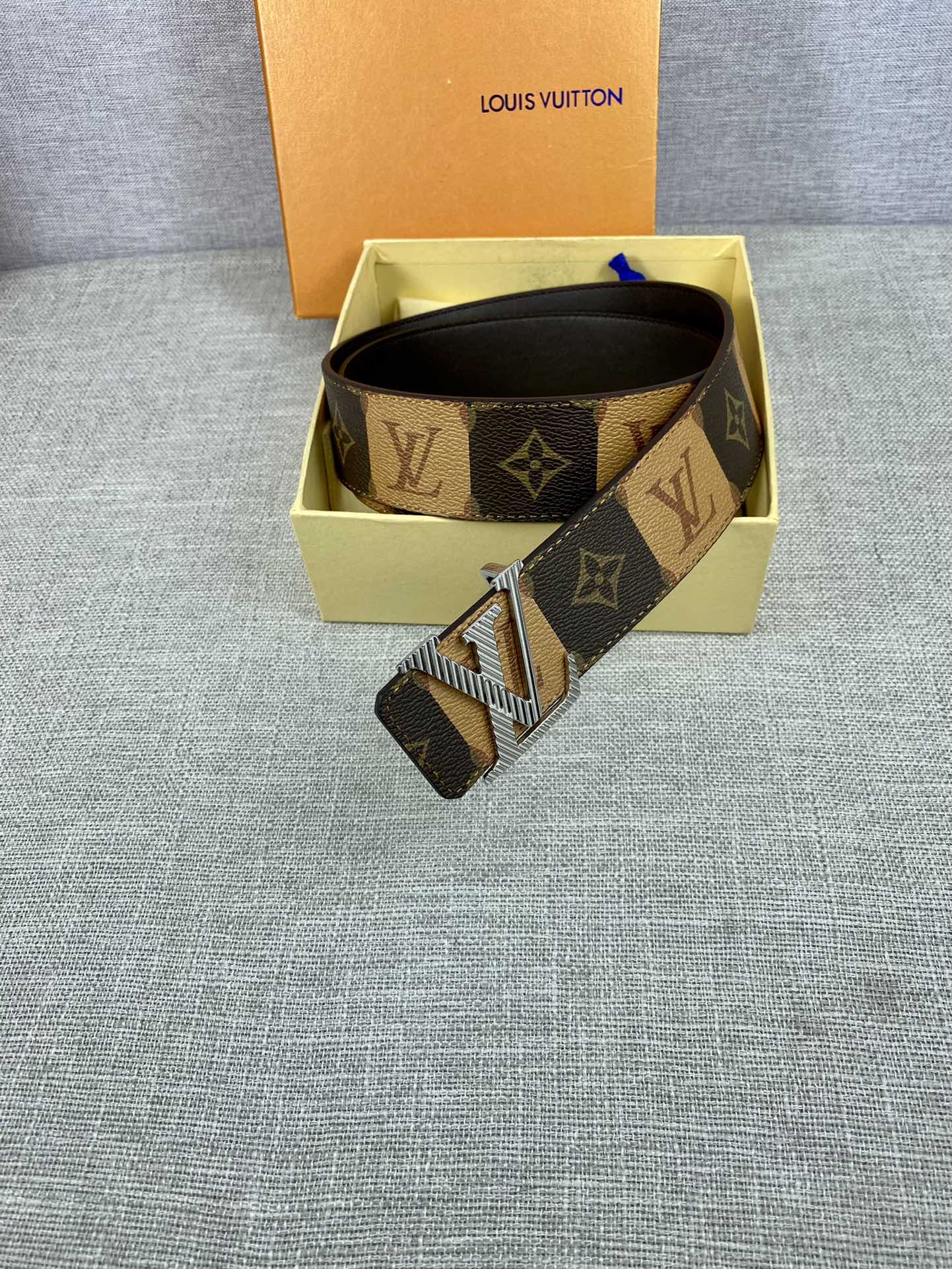 Louis Vuitton Iconic Reversible LV Belt Brown LV Women Belt