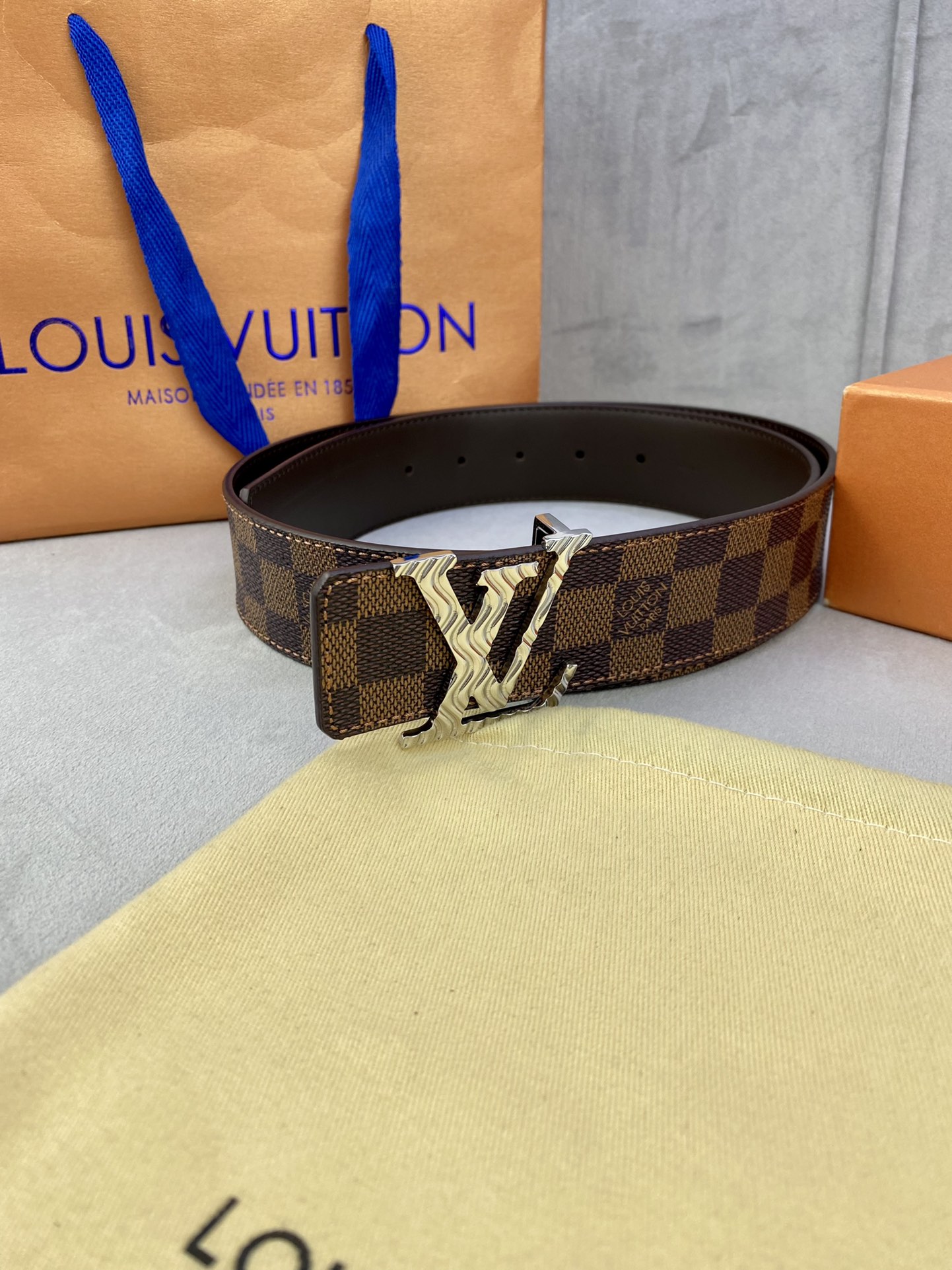 Louis Vuitton Iconic Reversible LV Belt Brown LV Women Belt