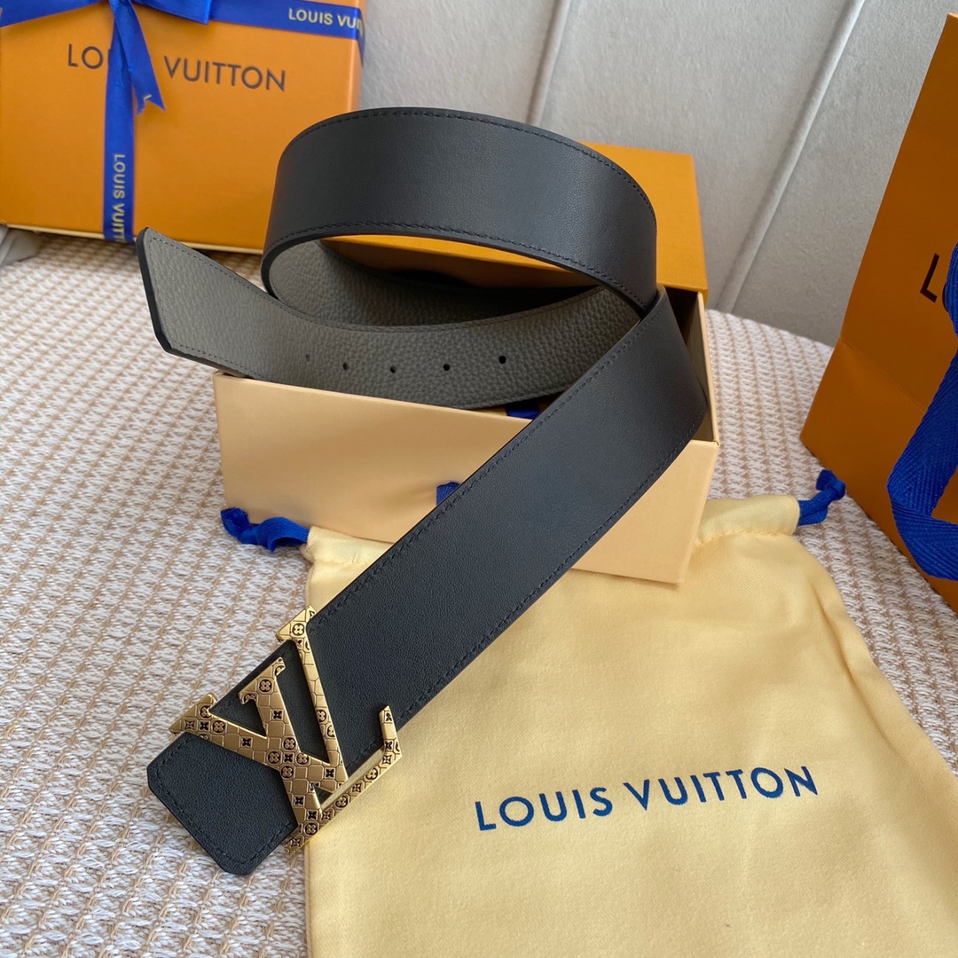 Louis Vuitton Iconic Reversible LV Belt Grey LV Women Belt