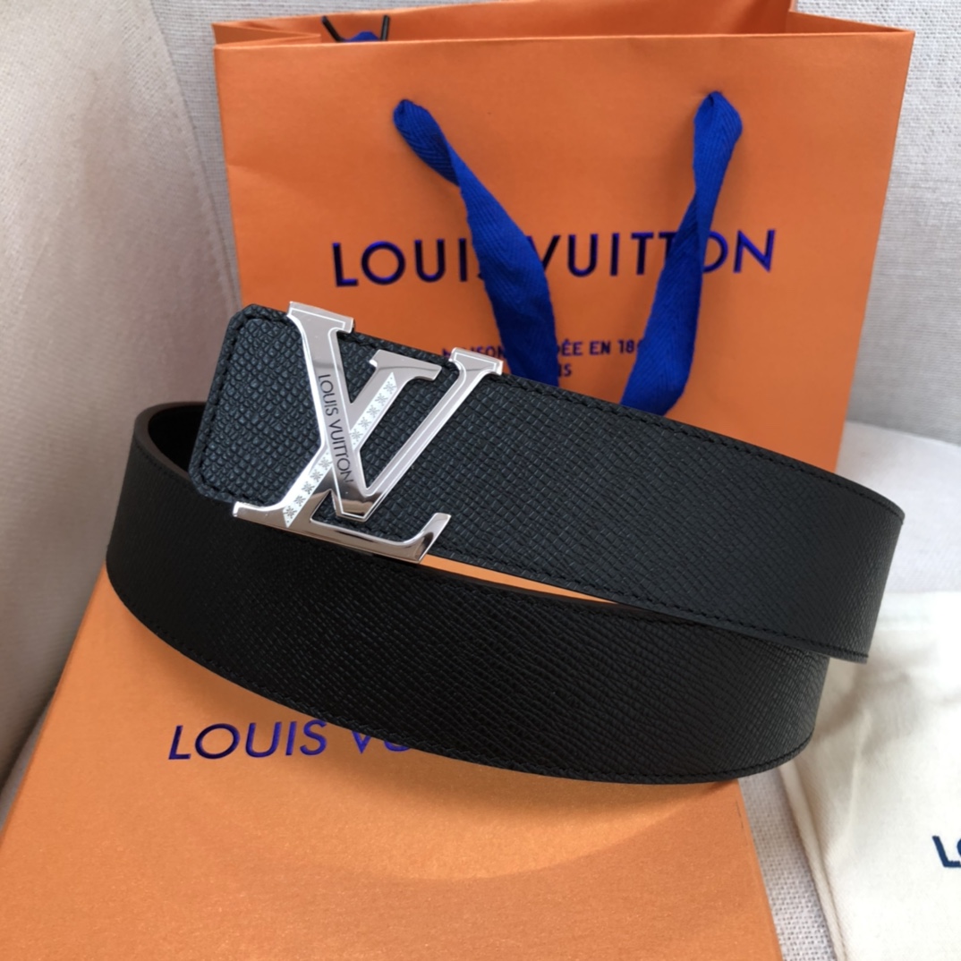 Louis Vuitton Initiales Reversible LV Belt with Silver Hardware LV Women Belt LV