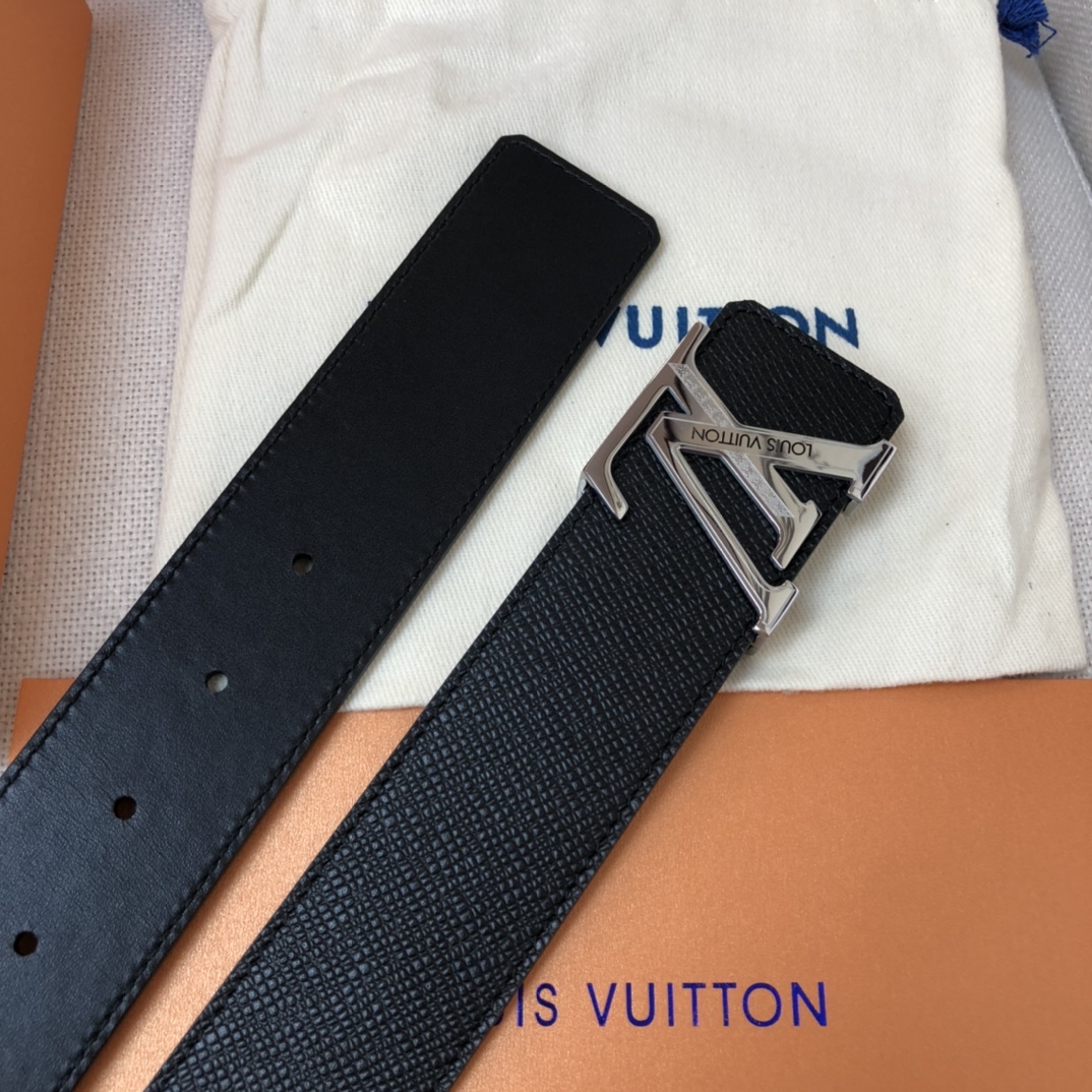 Louis Vuitton Initiales Reversible LV Belt with Silver Hardware LV Women Belt LV