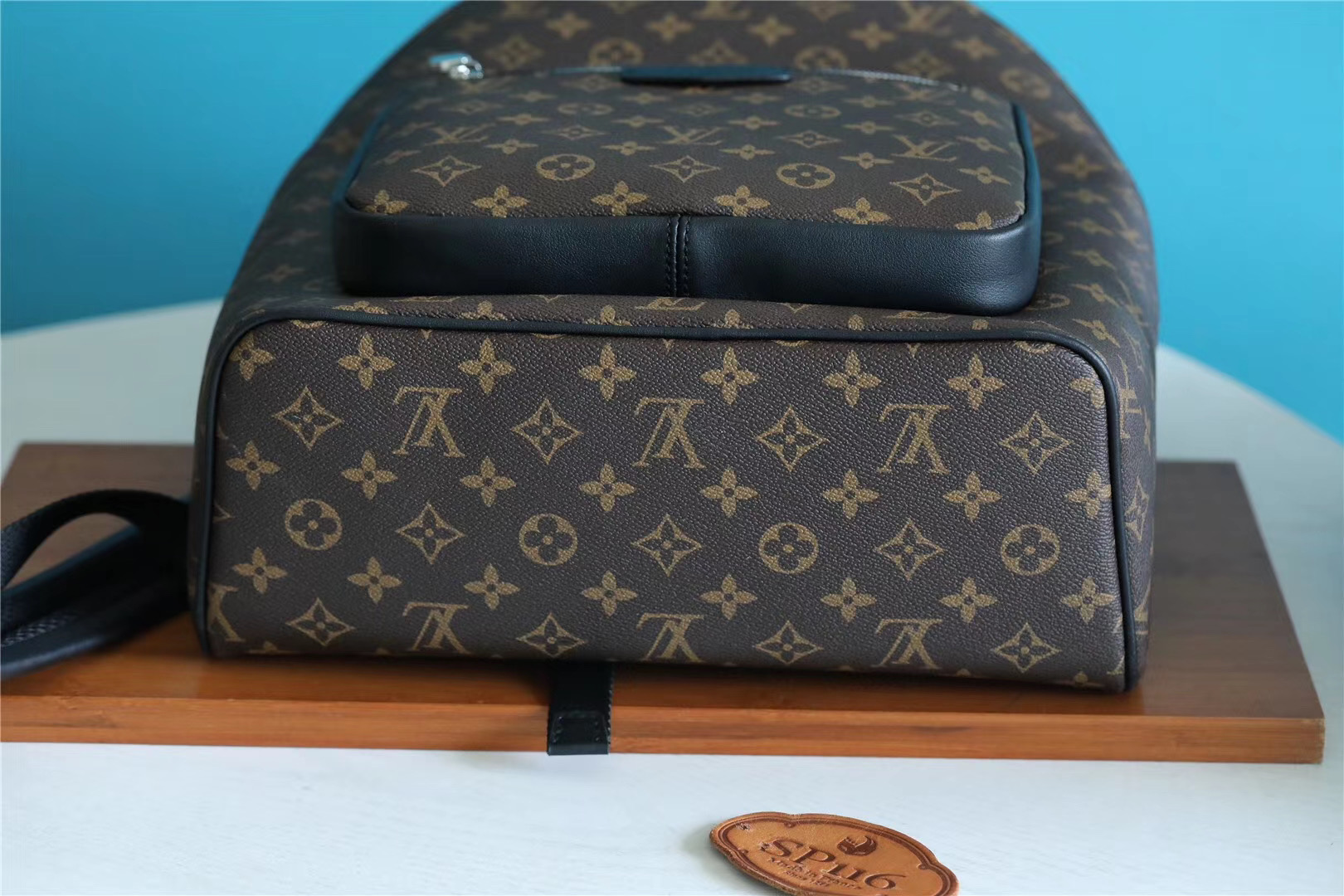 Louis Vuitton Josh Backpack Monogram Macassar For Men, Men’s Bags, Men’s Backpack 15.7in/40cm