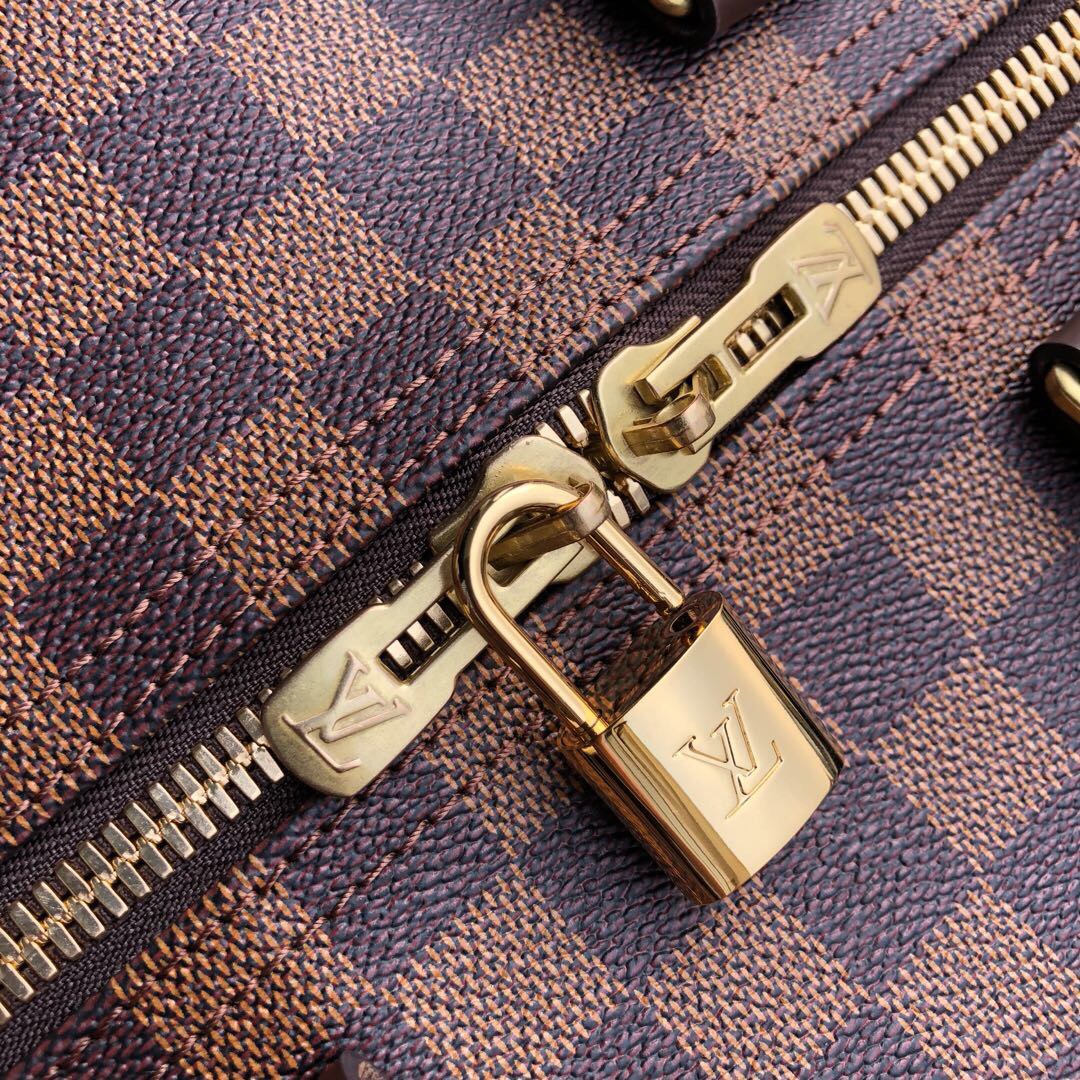 Louis Vuitton Keepall Bandoulière 45 Damier Ebene Canvas For Women, Women’s Bags 17.7in/45cm
