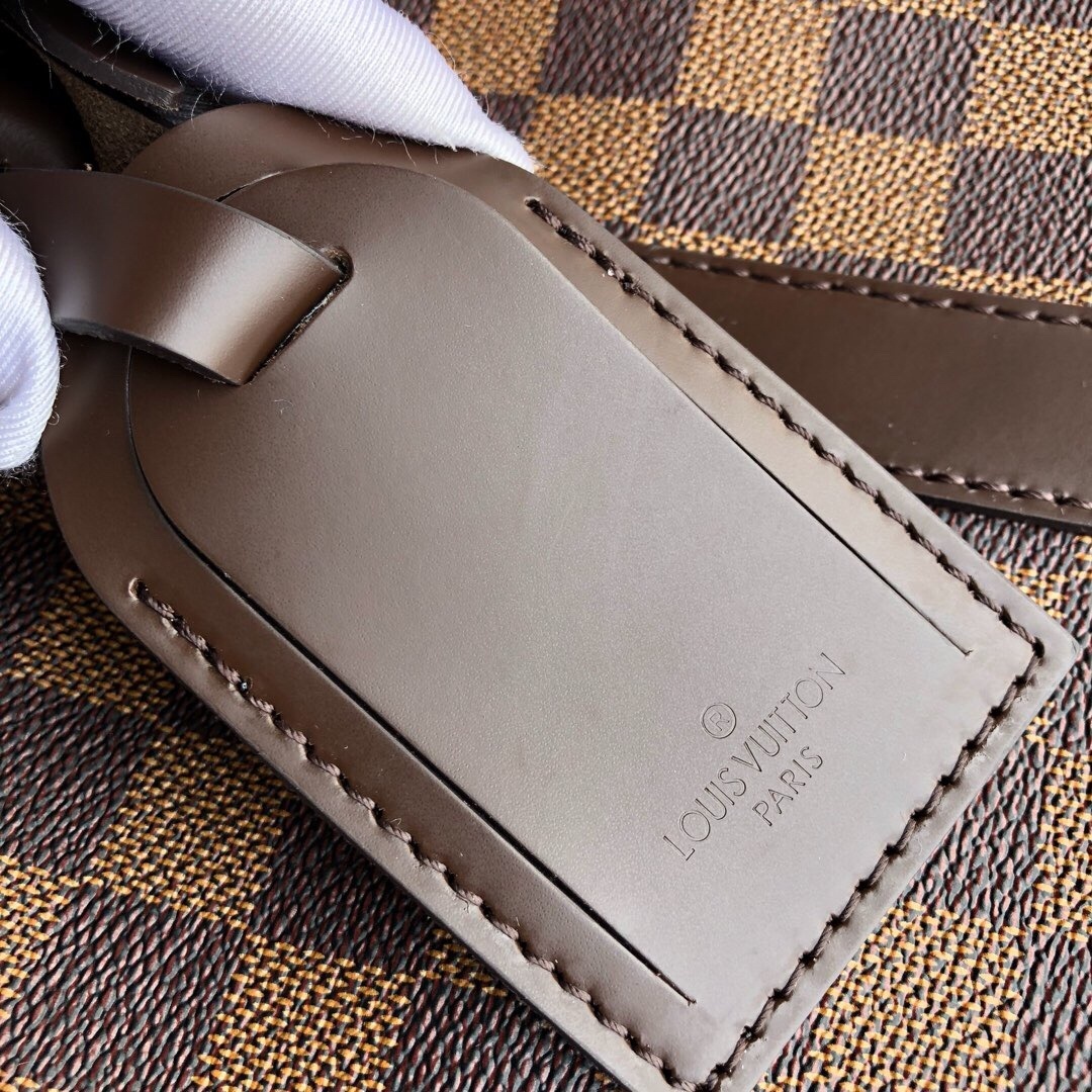 Louis Vuitton Keepall Bandoulière 45 Damier Ebene Canvas For Women, Women’s Bags 17.7in/45cm