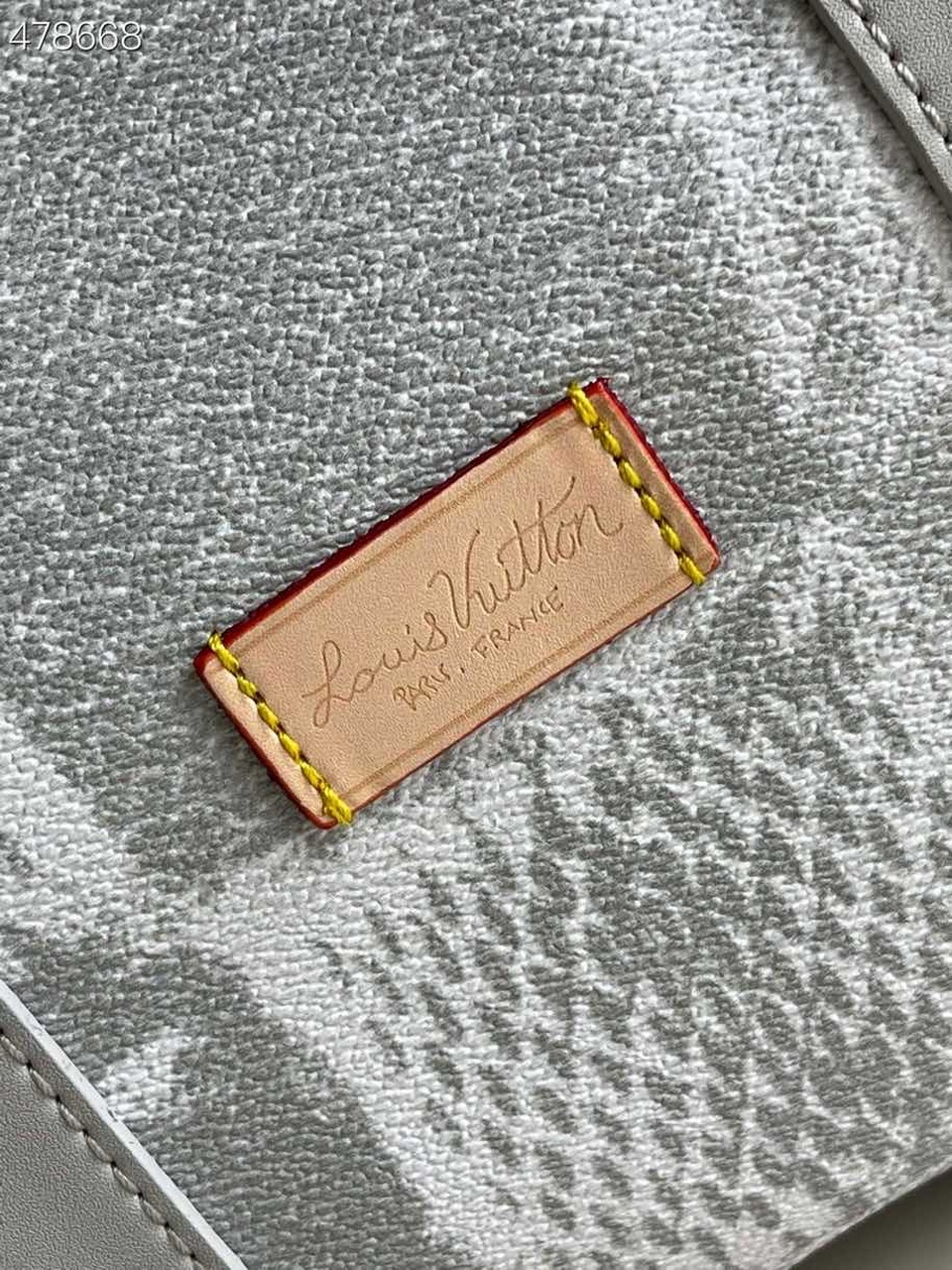 Louis Vuitton Keepall Bandouliere 50 Damier Salt Canvas Stone Gray For Men, Men’s Bags 19.7in/50cm