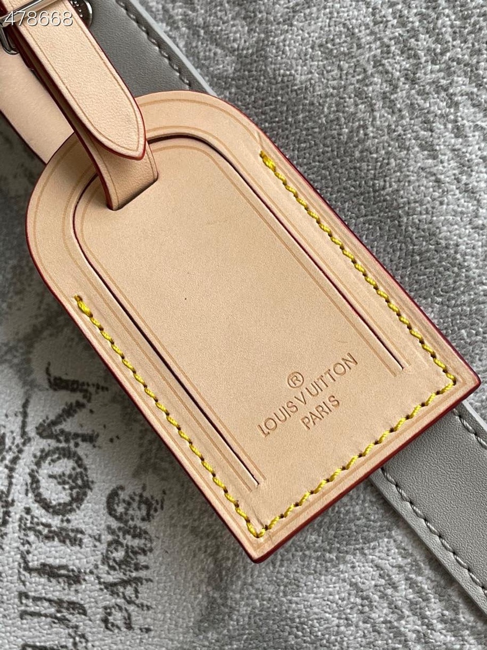 Louis Vuitton Keepall Bandouliere 50 Damier Salt Canvas Stone Gray For Men, Men’s Bags 19.7in/50cm
