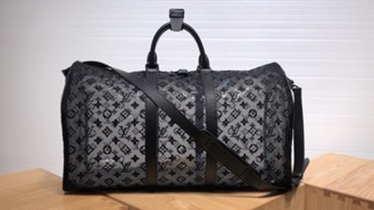 Louis Vuitton Keepall Bandouliere 50 Monogram Black By Virgil Abloh For Women, Women’s Bags, Shoulder And Crossbody Bags 19.7in/50cm