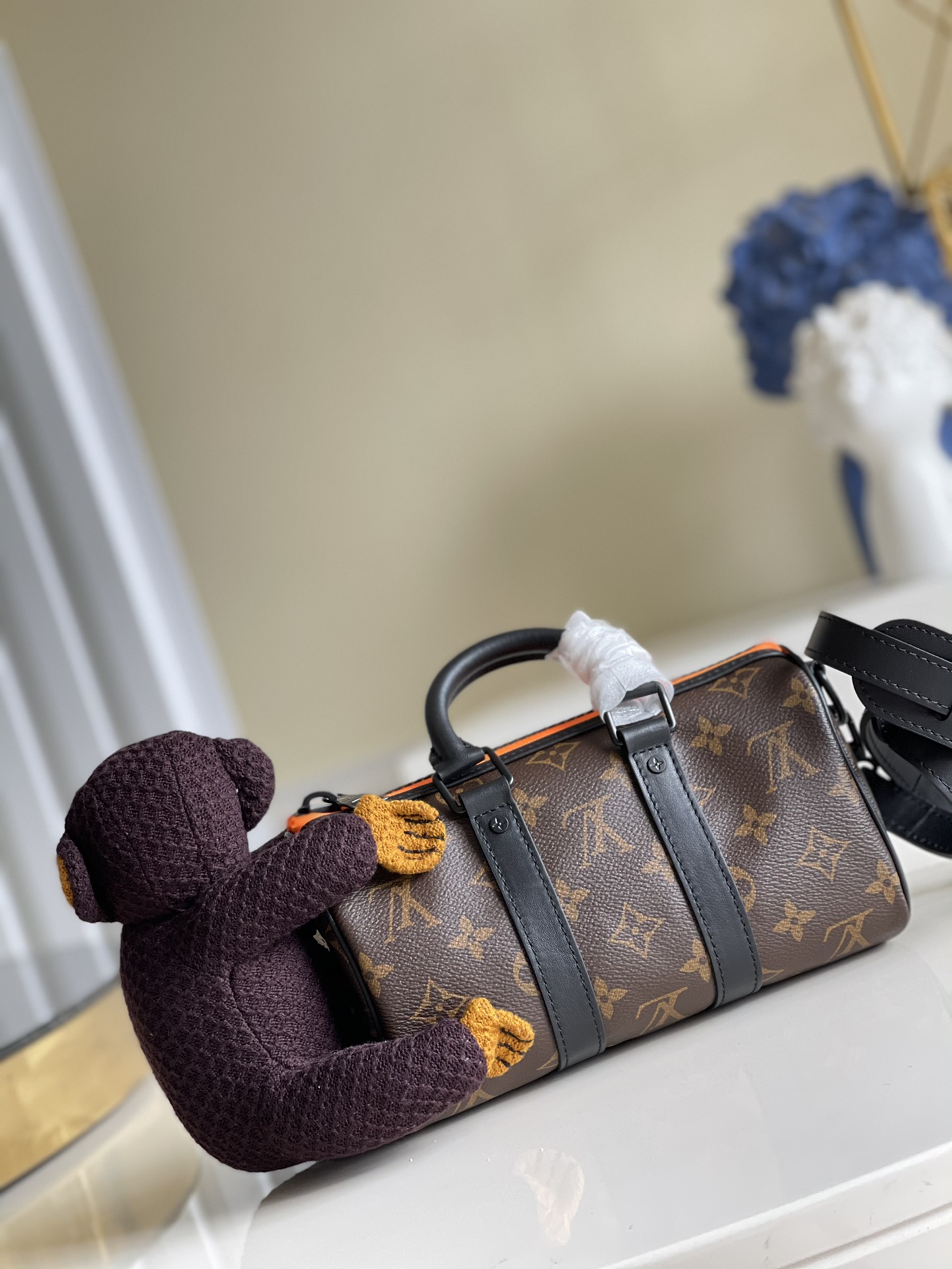 Louis Vuitton Keepall XS Monogram Canvas By Virgil Abloh For Men, Men’s Bags 8.3in/21cm