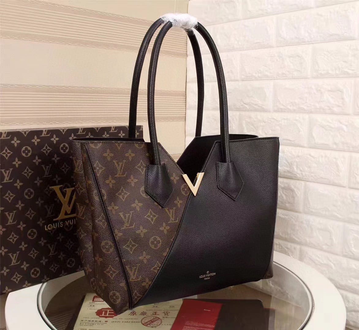 Louis Vuitton Kimono MM Tote Bag Monogram Canvas Black For Women, Women’s Handbag Shoulder Bags 15.4in/39cm