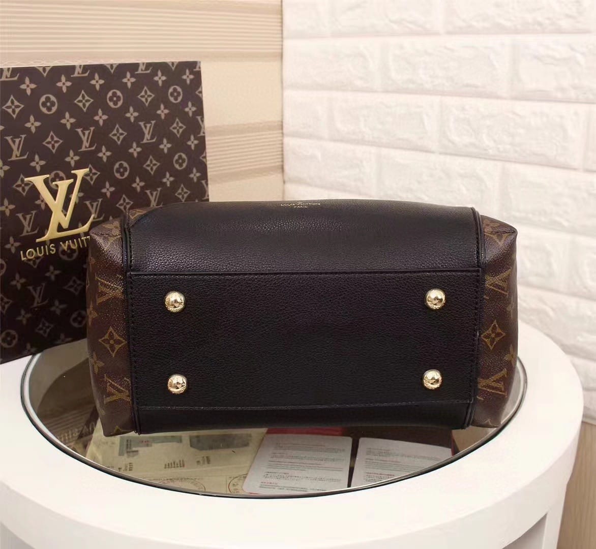 Louis Vuitton Kimono MM Tote Bag Monogram Canvas Black For Women, Women’s Handbag Shoulder Bags 15.4in/39cm