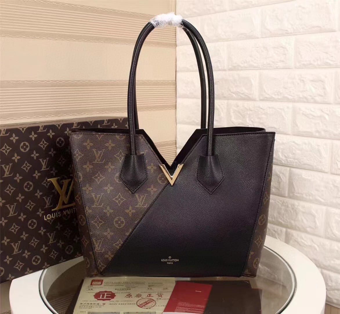 Louis Vuitton Kimono MM Tote Bag Monogram Canvas Black For Women, Women’s Handbag Shoulder Bags 15.4in/39cm