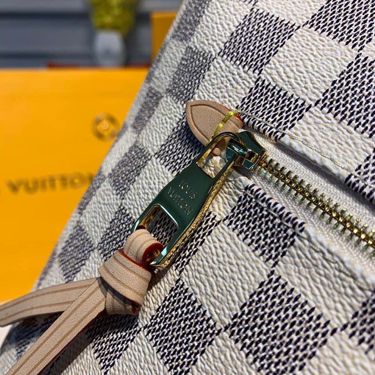 Louis Vuitton Lena MM Damier Azur Canvas For Women, Women’s Handbags, Shoulder Bags 13in/33cm