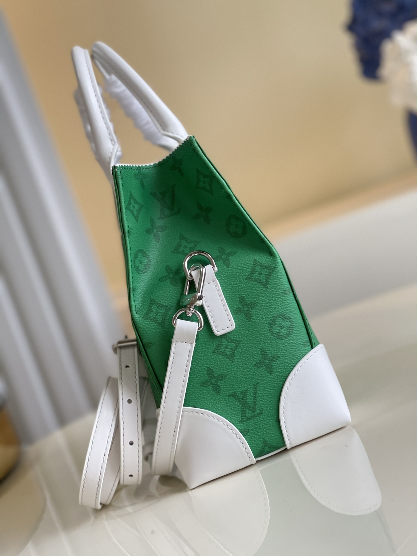 Louis Vuitton Litter Bag Vintage Monogram Canvas Green By Virgil Abloh For Men, Men’s Bags, Shoulder And Crossbody Bags 9.4in/24cm