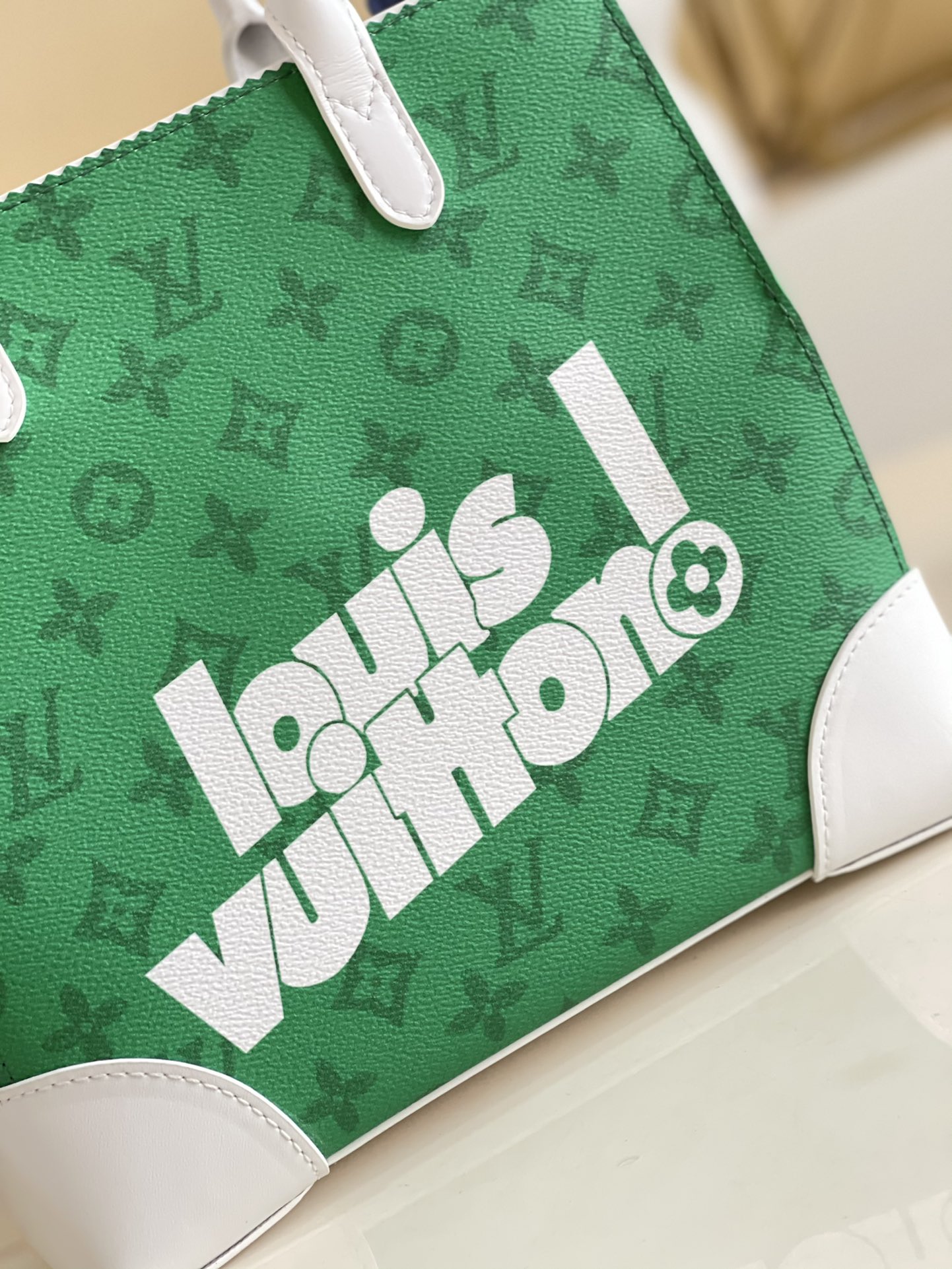 Louis Vuitton Litter Bag Vintage Monogram Canvas Green By Virgil Abloh For Men, Men’s Bags, Shoulder And Crossbody Bags 9.4in/24cm