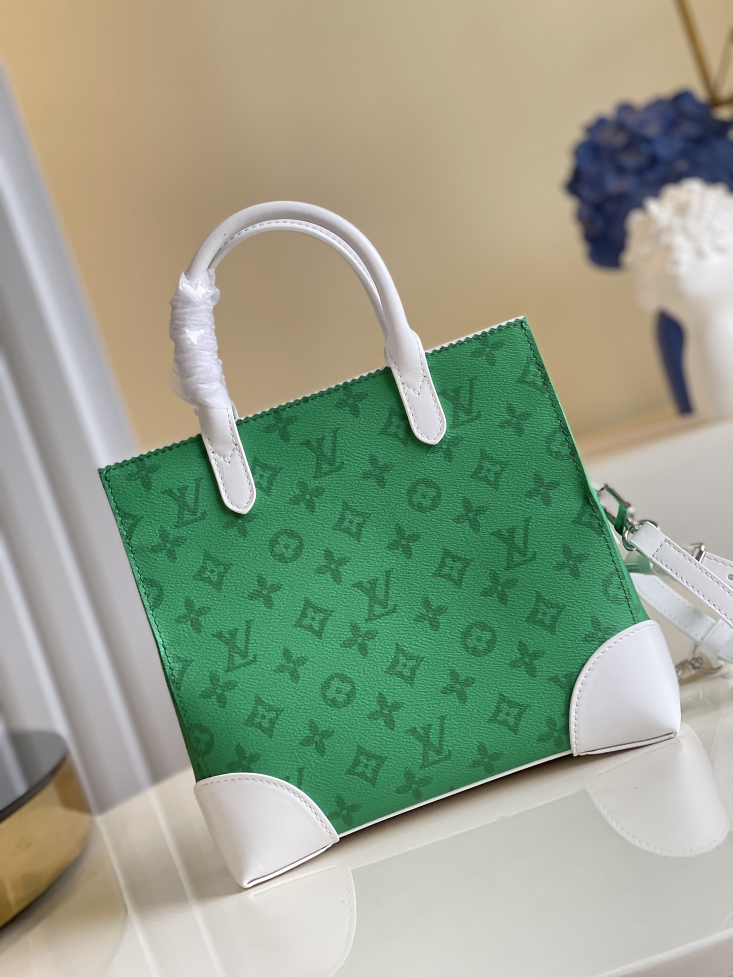 Louis Vuitton Litter Bag Vintage Monogram Canvas Green By Virgil Abloh For Men, Men’s Bags, Shoulder And Crossbody Bags 9.4in/24cm