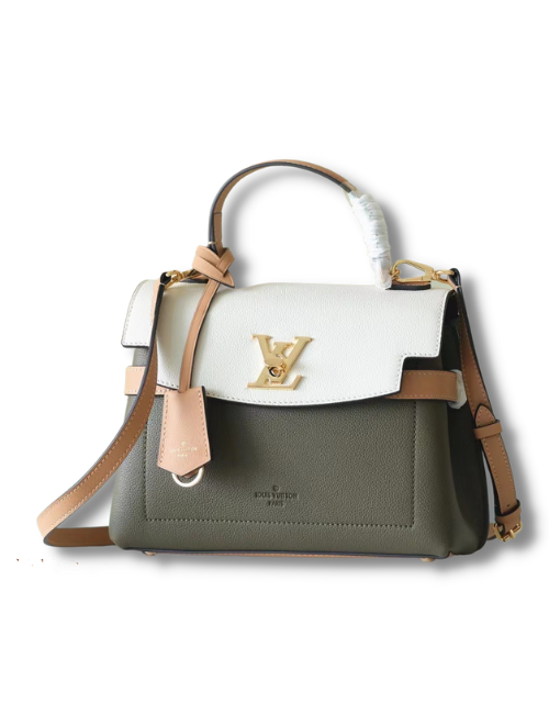 Louis Vuitton Lock Me Ever BB Shouder Bags Green Khaki For Women 11.02in/28cm