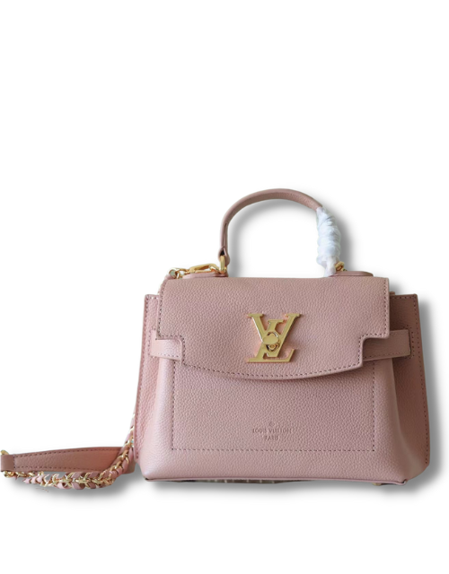 Louis Vuitton Lock Me Ever Mini Shouder Bags Black/Greige/Pink For Women 9.1in/23cm