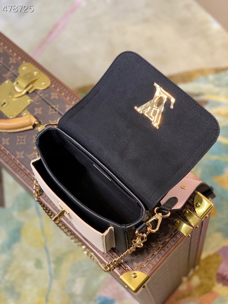 Louis Vuitton Lockme Tender Bag Black For Women, Women’s Handbags, Shoulder And Crossbody Bags 7.5in/19cm