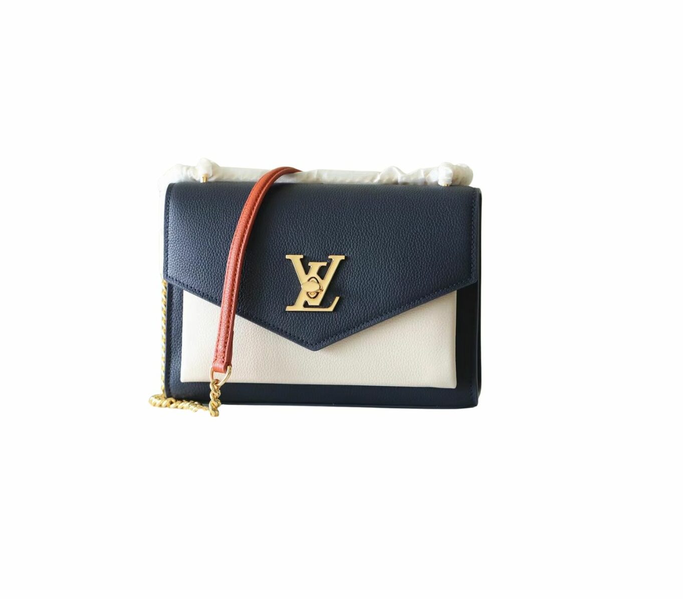 Louis Vuitton LockMe Tender Navy For Women 8.8in/22.5cm