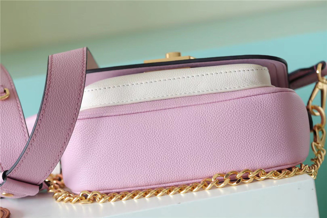 Louis Vuitton Lockme Tender Pink For Women, Women’s Handbags, Shoulder And Crossbody Bags 7.5in/19cm LV 