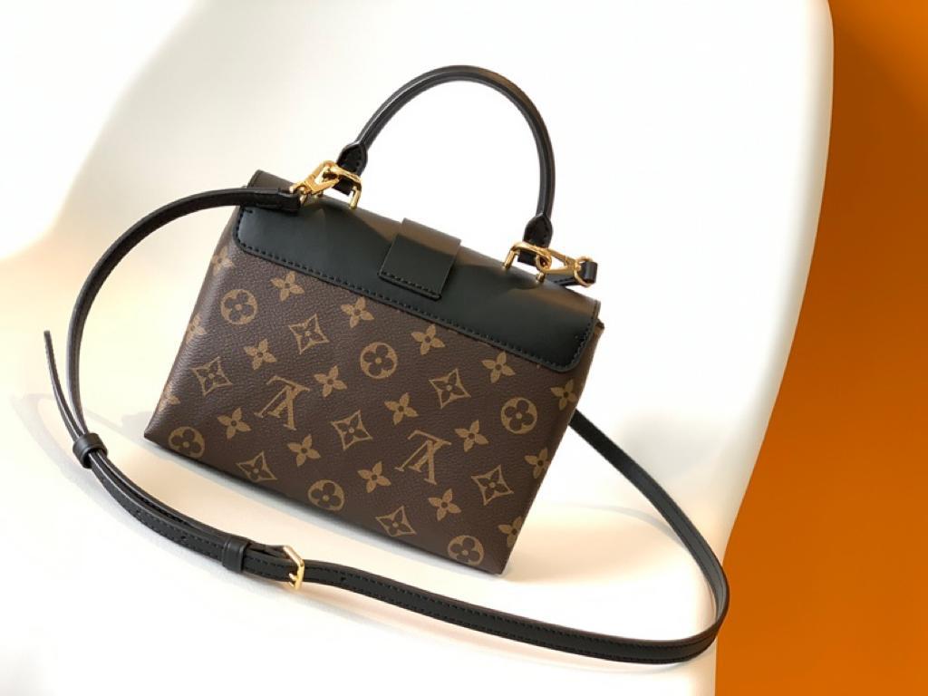 Louis Vuitton Locky BB Monogram Canvas Black For Women, Women’s Handbags, Shoulder And Crossbody Bags 7.9in/20cm
