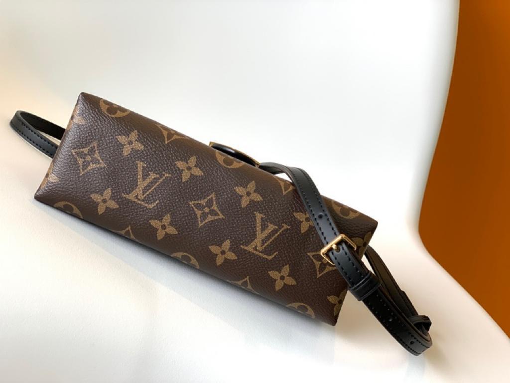Louis Vuitton Locky BB Monogram Canvas Black For Women, Women’s Handbags, Shoulder And Crossbody Bags 7.9in/20cm