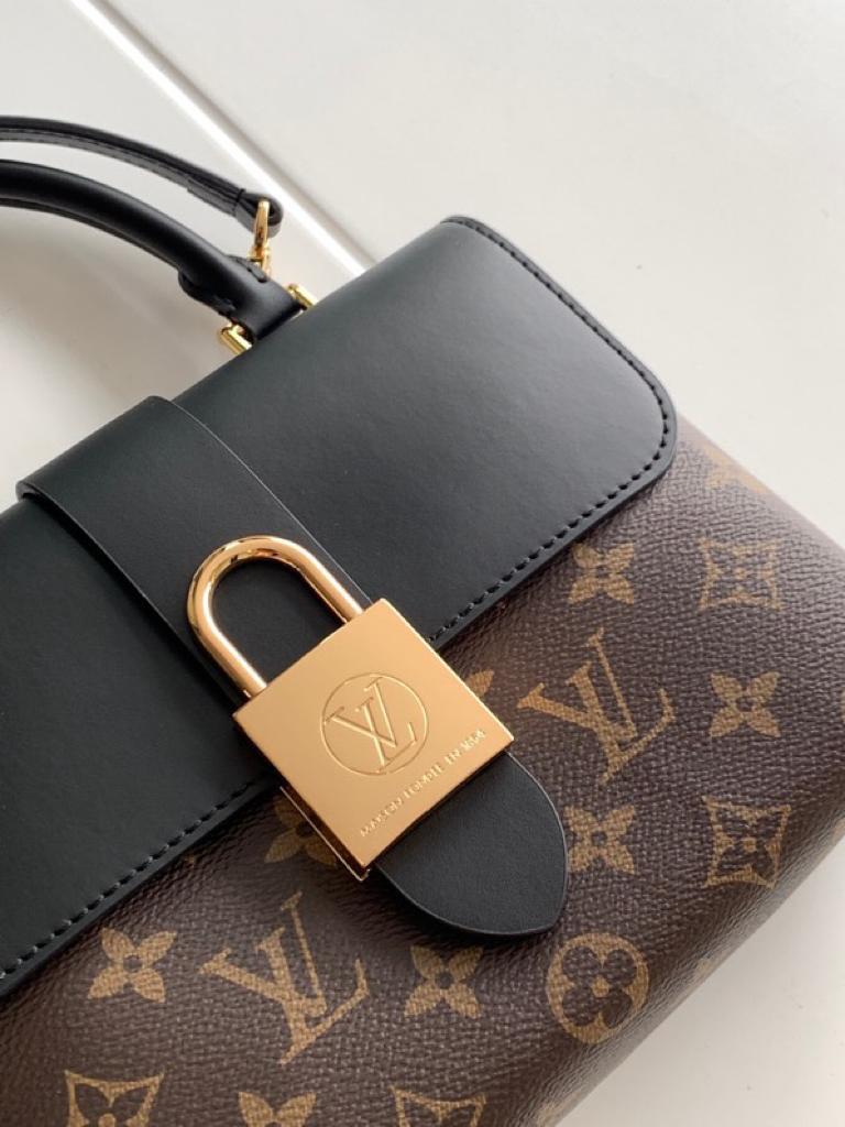 Louis Vuitton Locky BB Monogram Canvas Black For Women, Women’s Handbags, Shoulder And Crossbody Bags 7.9in/20cm