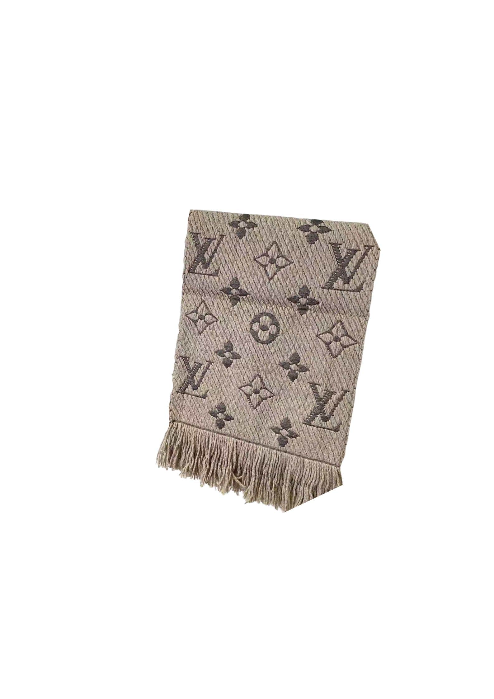 Louis Vuitton Logomania Scarf Beige For Women