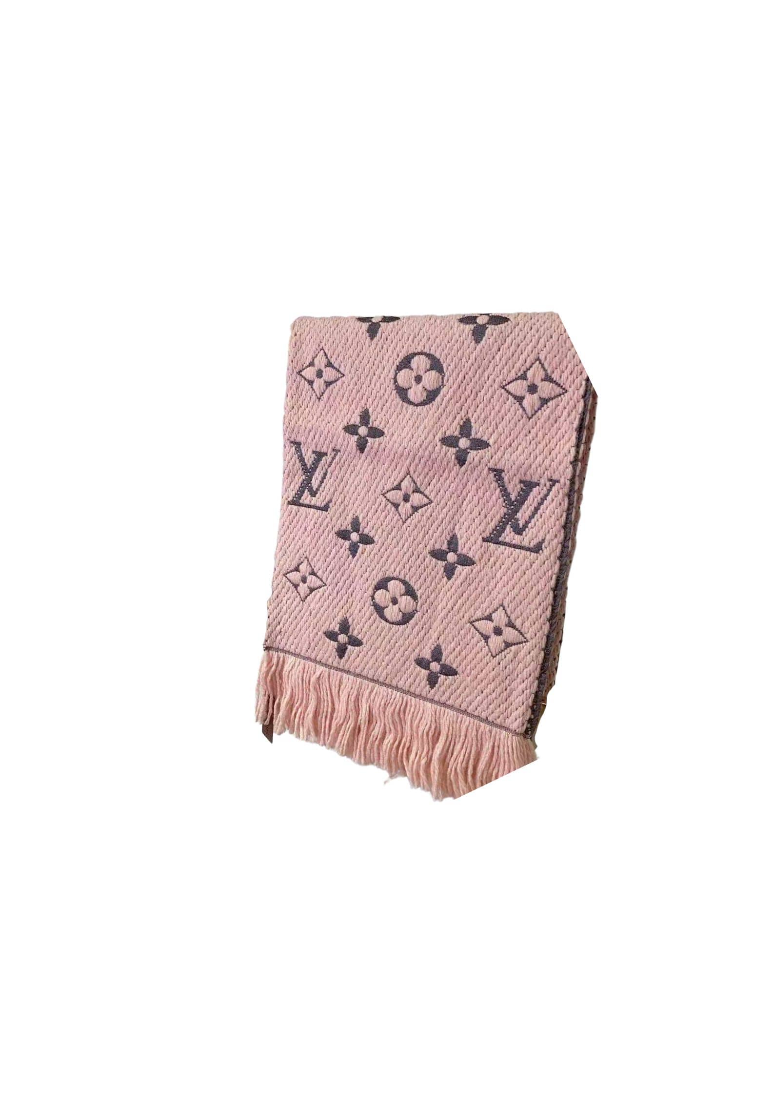 Louis Vuitton Logomania Scarf Light Pink For Women