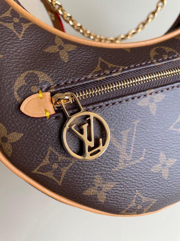 Louis Vuitton Loop Monogram Canvas For Women, Women’s Handbags, Shoulder And Crossbody Bags 9.1in/23cm