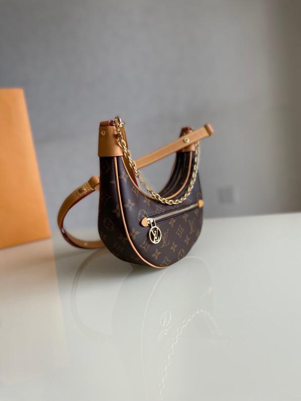 Louis Vuitton Loop Monogram Canvas For Women, Women’s Handbags, Shoulder And Crossbody Bags 9.1in/23cm
