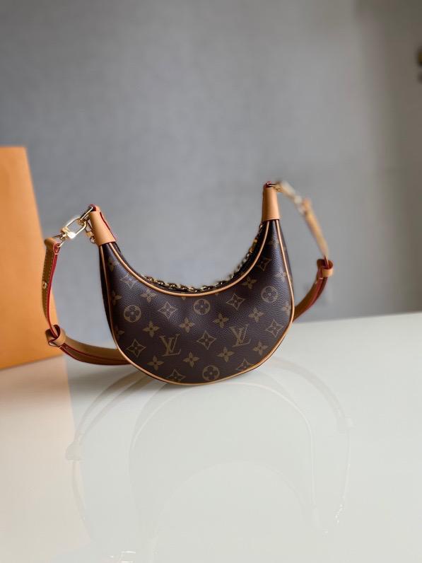 Louis Vuitton Loop Monogram Canvas For Women, Women’s Handbags, Shoulder And Crossbody Bags 9.1in/23cm