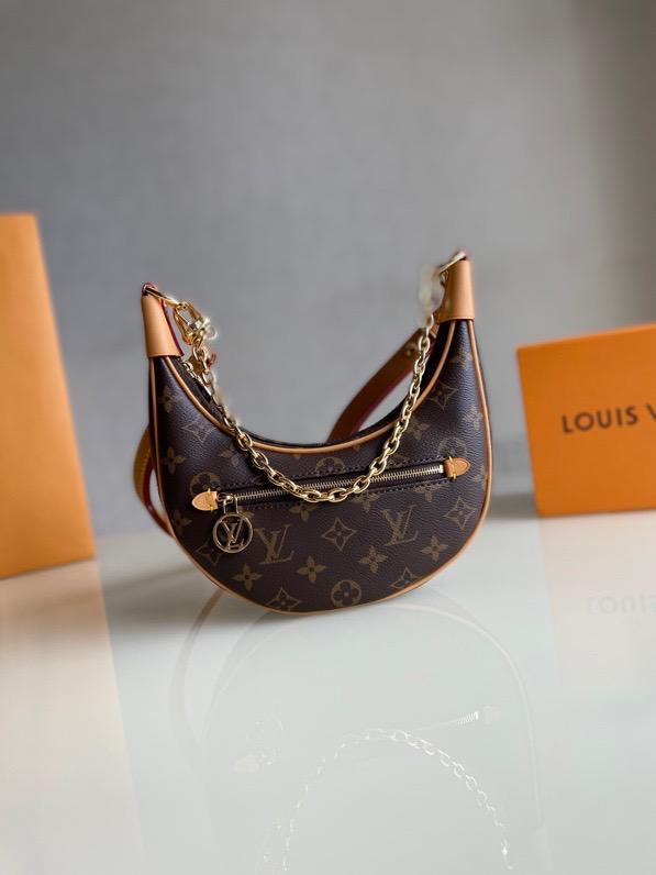 Louis Vuitton Loop Monogram Canvas For Women, Women’s Handbags, Shoulder And Crossbody Bags 9.1in/23cm
