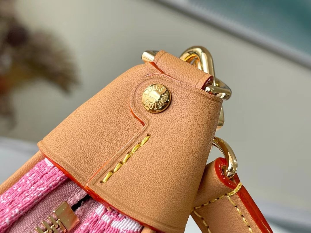 Louis Vuitton Loop Since 1854 Jacquard Pink By Nicolas Ghesquière For Cruise Show, Women’s Handbags 9.1in/23cm