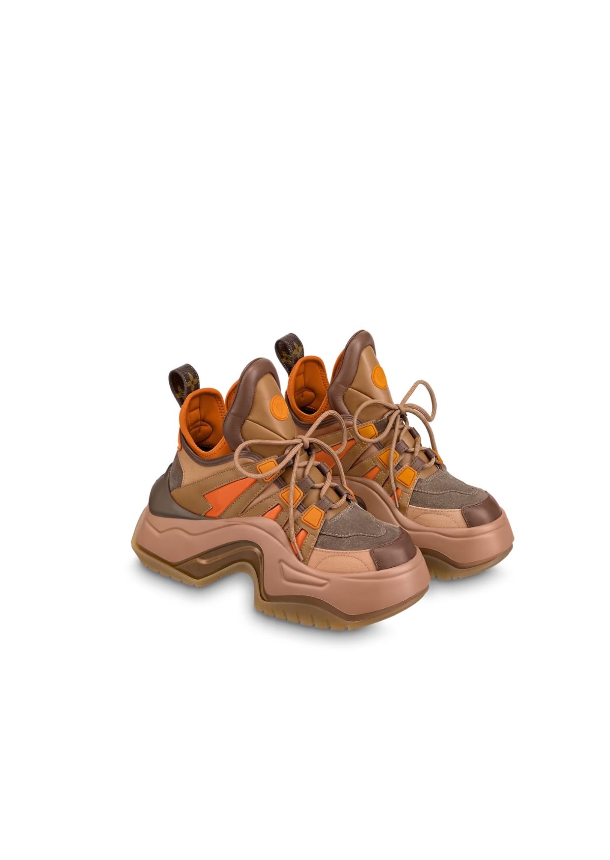 Louis Vuitton LV Archlight 2.0 Platform Sneaker Brown For Women 1ABIJ4